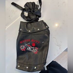 Black Studded Motor Mutt Bag